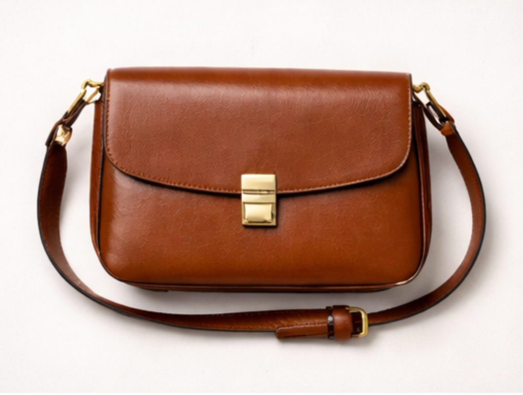 Vintage Leather Crossbody Bag